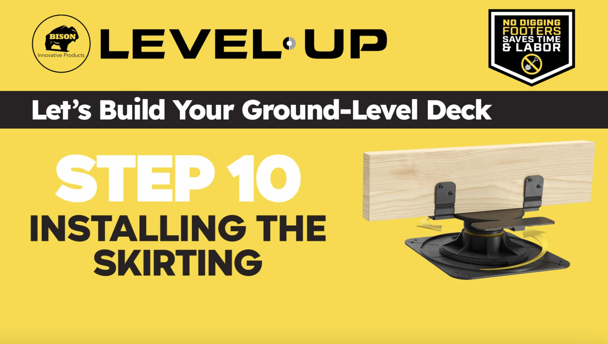 How to Install the Level.Up Deck Skirting (Step 10 of 10)