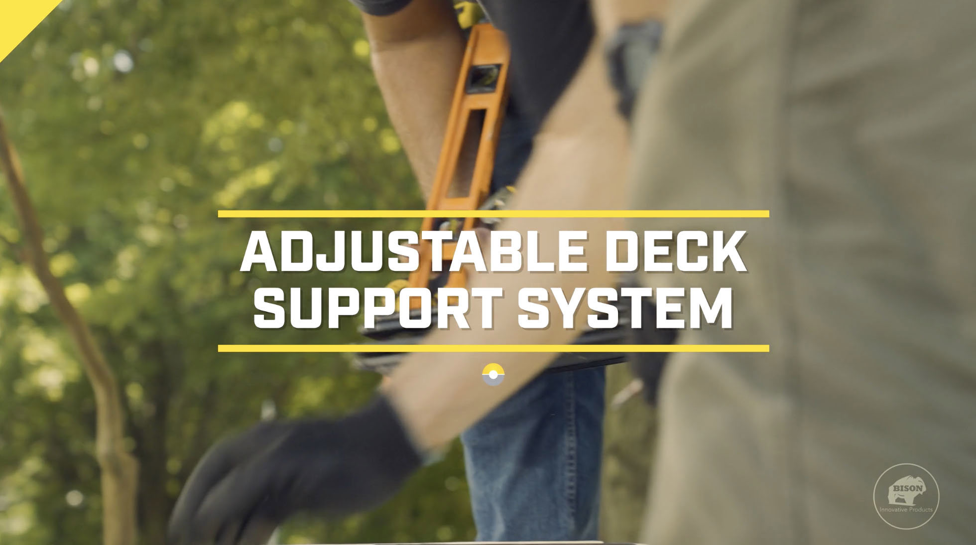Introducing the Bison Level.Up Adjustable Deck Pedestal Joist Support System