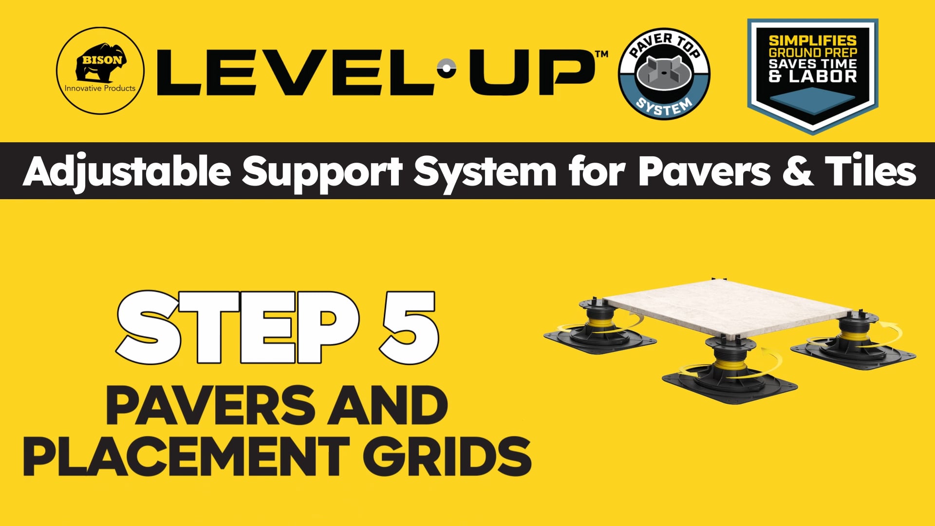 How to Plan Pavers & Placement Grids for Level.Up Deck Pedestals (Step 5 of 8)