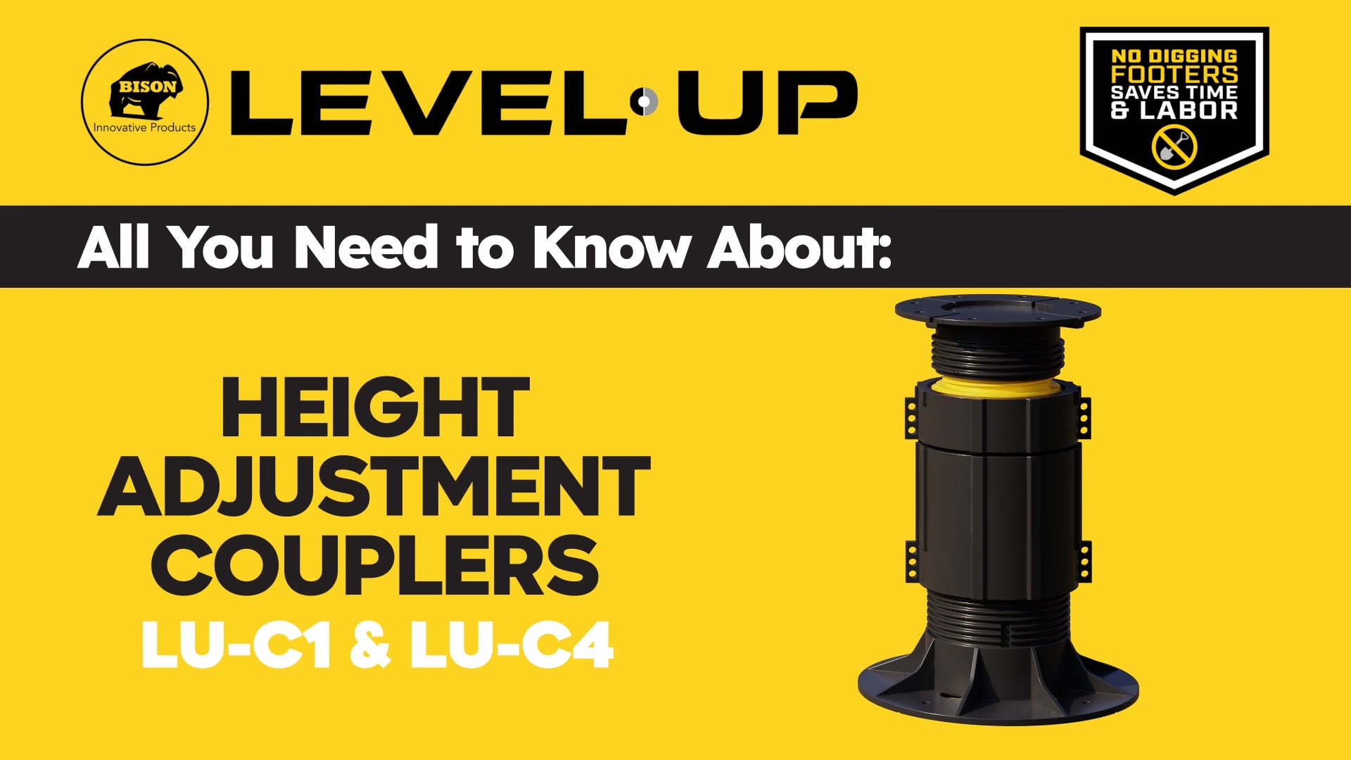 Overview of the Level.Up Height Adjustment Couplers